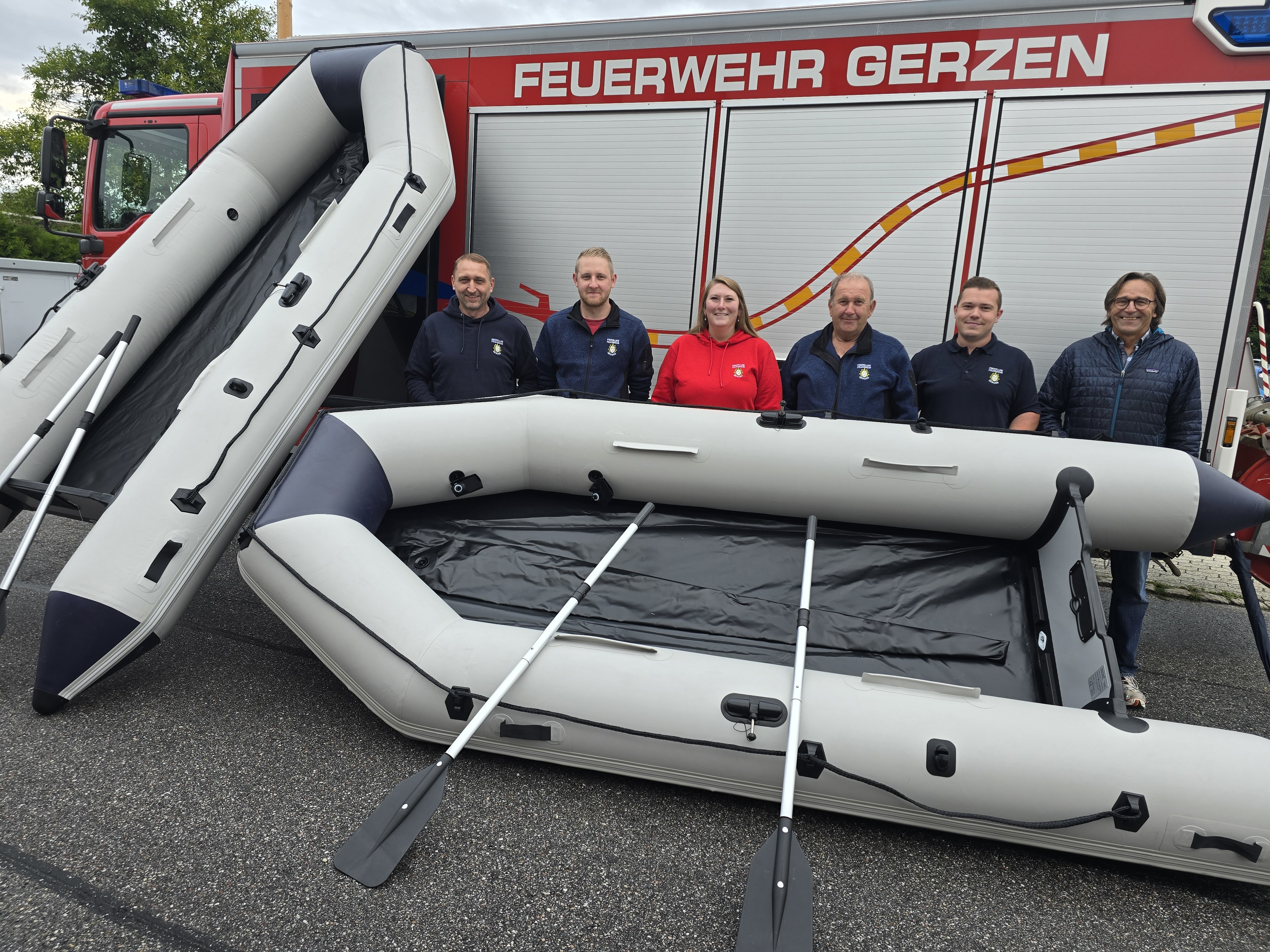 Neue Schlauchboote für die FFW Gerzen