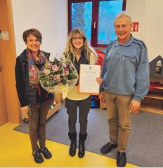 Gratulation an Martina Petermeier